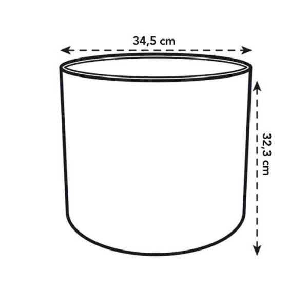 Elho - Elho B.for Soft Pot De Fleurs Rond 35 - Blanc - ø 35 X H 32 Cm - Intérieur - 100% Recyclé - Image 4