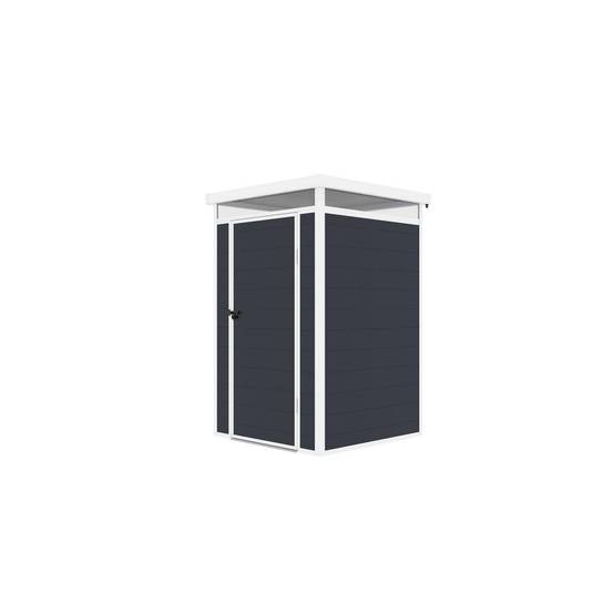 Abri de jardin compact en résine 130x130x196 cm - Image 2