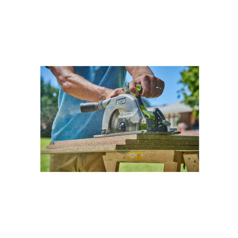 Ryobi - Pack RYOBI Scie circulaire Brushless 18V One+ 60mm R18CS7-0 - lame carbure 184mm 24 dents CSB184A1 - Image 5