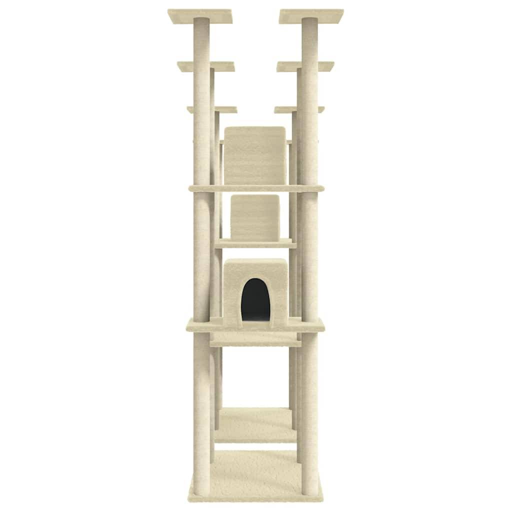 Vidaxl - Arbre à chat avec griffoirs en sisal Crème 174 cm vidaXL 171533 - Image 6