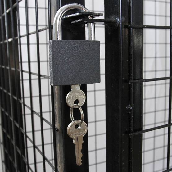 Monstershop - Cage Métallique de 118cm de large pour Bouteilles de Gaz - Image 2
