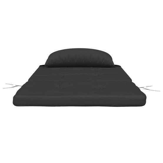 PANGIVO - Coussins de chaise Adirondack tissu Oxford noir 126 x 58 x 4.5 cm - PANGIVO - Image 6