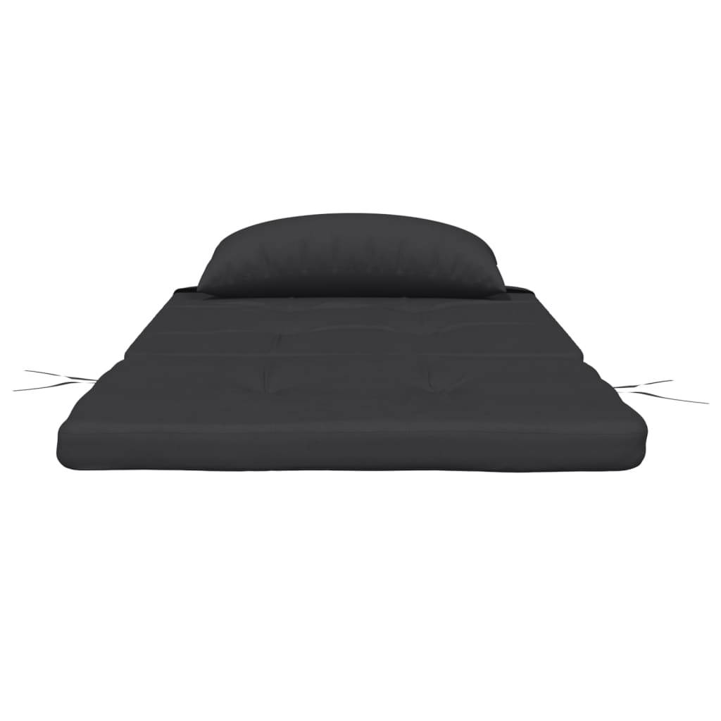 PANGIVO - Coussins de chaise Adirondack tissu Oxford noir 126 x 58 x 4.5 cm - PANGIVO - Image 6