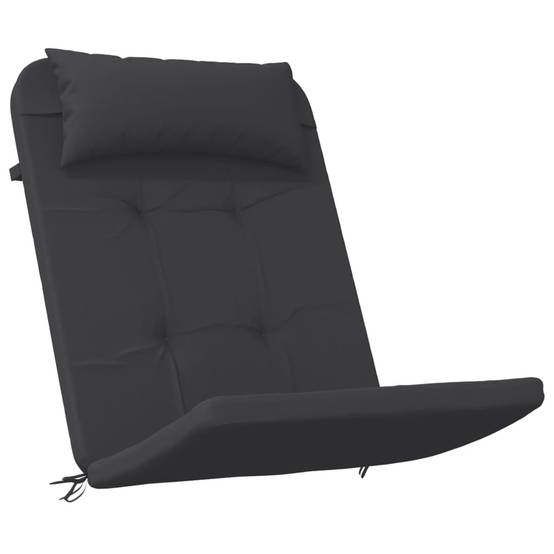 PANGIVO - Coussins de chaise Adirondack tissu Oxford noir 126 x 58 x 4.5 cm - PANGIVO - Image 3