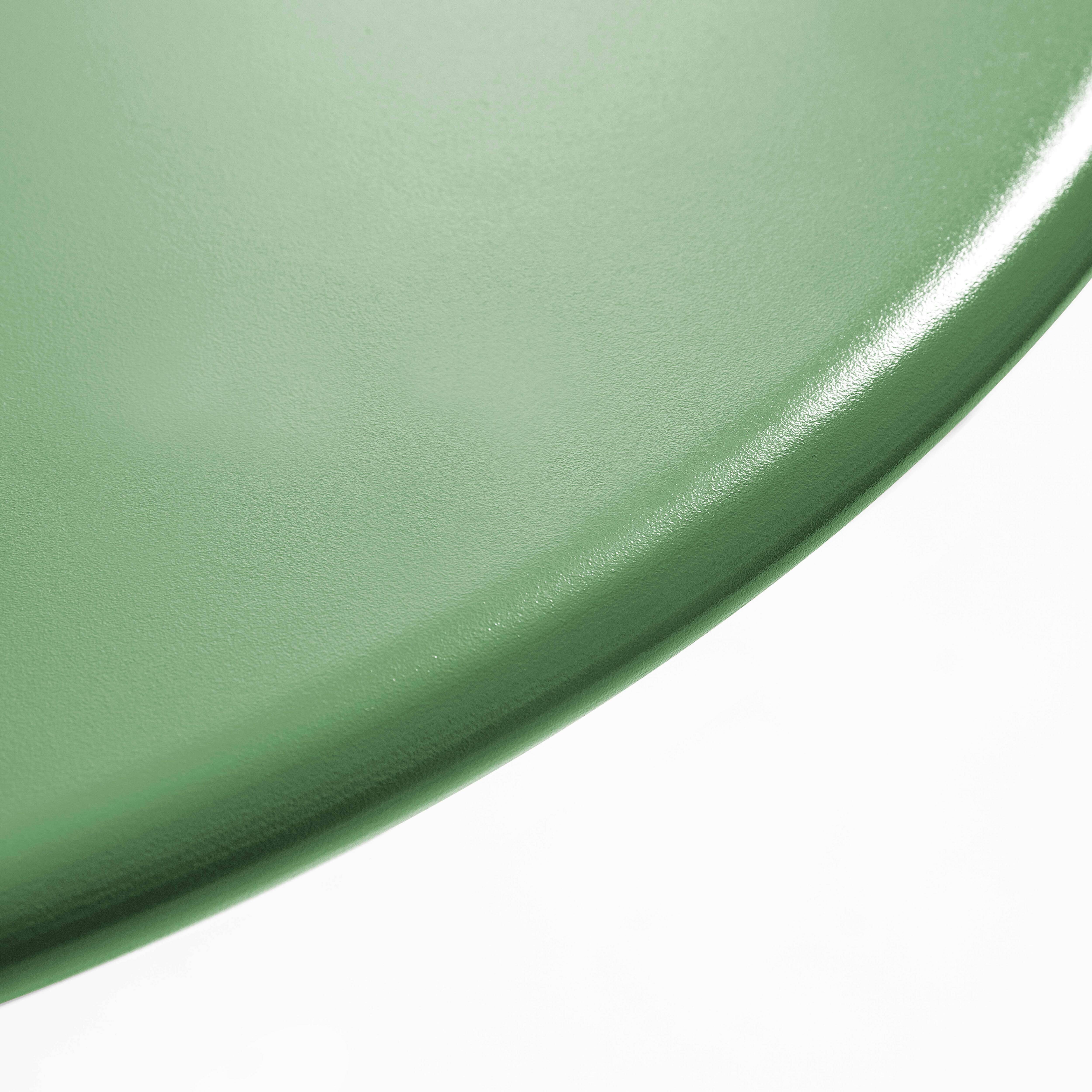 Oviala - Table de jardin ronde bistro inclinable en acier vert cactus Palavas - Oviala - Image 6