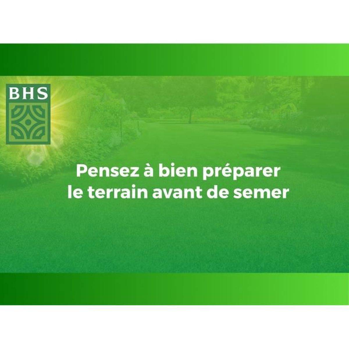 BHS - Mélange de semences de gazon soleil 1 kg, haute tolérance au piétinement, sec et UV - BHS - Image 5