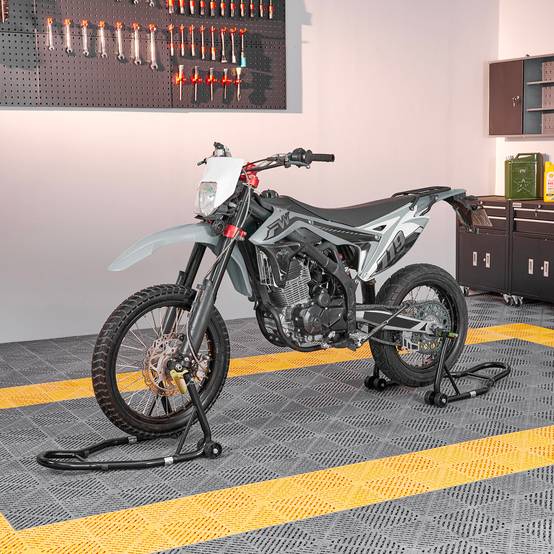 VEVOR Béquille roue atelier charge 0.39T, bras réglable, tête fourche U+L, pour réparation/moto, domicile. - Image 8