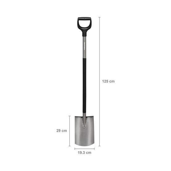 Fiskars - Bêche ronde Ergonomic (grise) - Image 3
