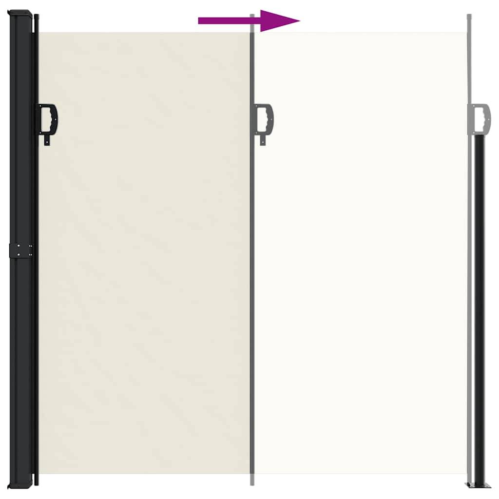 Store Banne - Auvent latéral rétractable crème 200x600 cm - MEUBLE PRO-JU5003 - Image 5