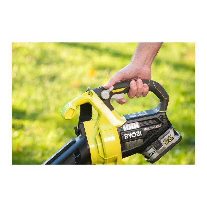 Ryobi - Souffleur aspiro-broyeur RYOBI 18V One+ Brushless OBV18 - Batterie 4,0Ah et chargeur - Image 2