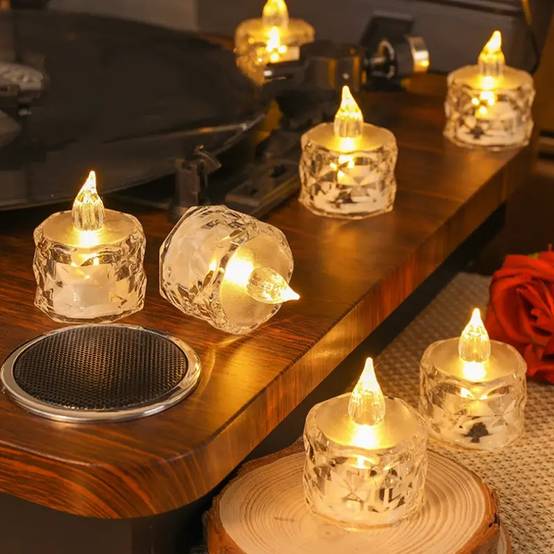 12 bougies électroniques LED sans flamme à piles, parfaites pour Halloween, Noël, Saint‑Valentin, Mariage, fête et décoration intérieure festive - Image 6