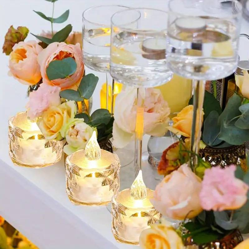 12 bougies électroniques LED sans flamme à piles, parfaites pour Halloween, Noël, Saint‑Valentin, Mariage, fête et décoration intérieure festive - Image 7