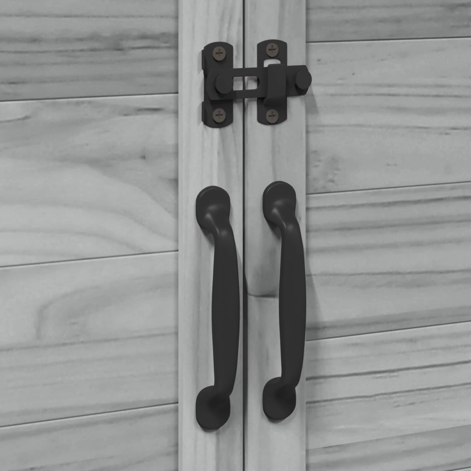 Vidaxl - Abri de jardin Gris 106,5 x 56 x 113,5 cm Bois d'ingénierie vidaXL 42033442 - Image 10