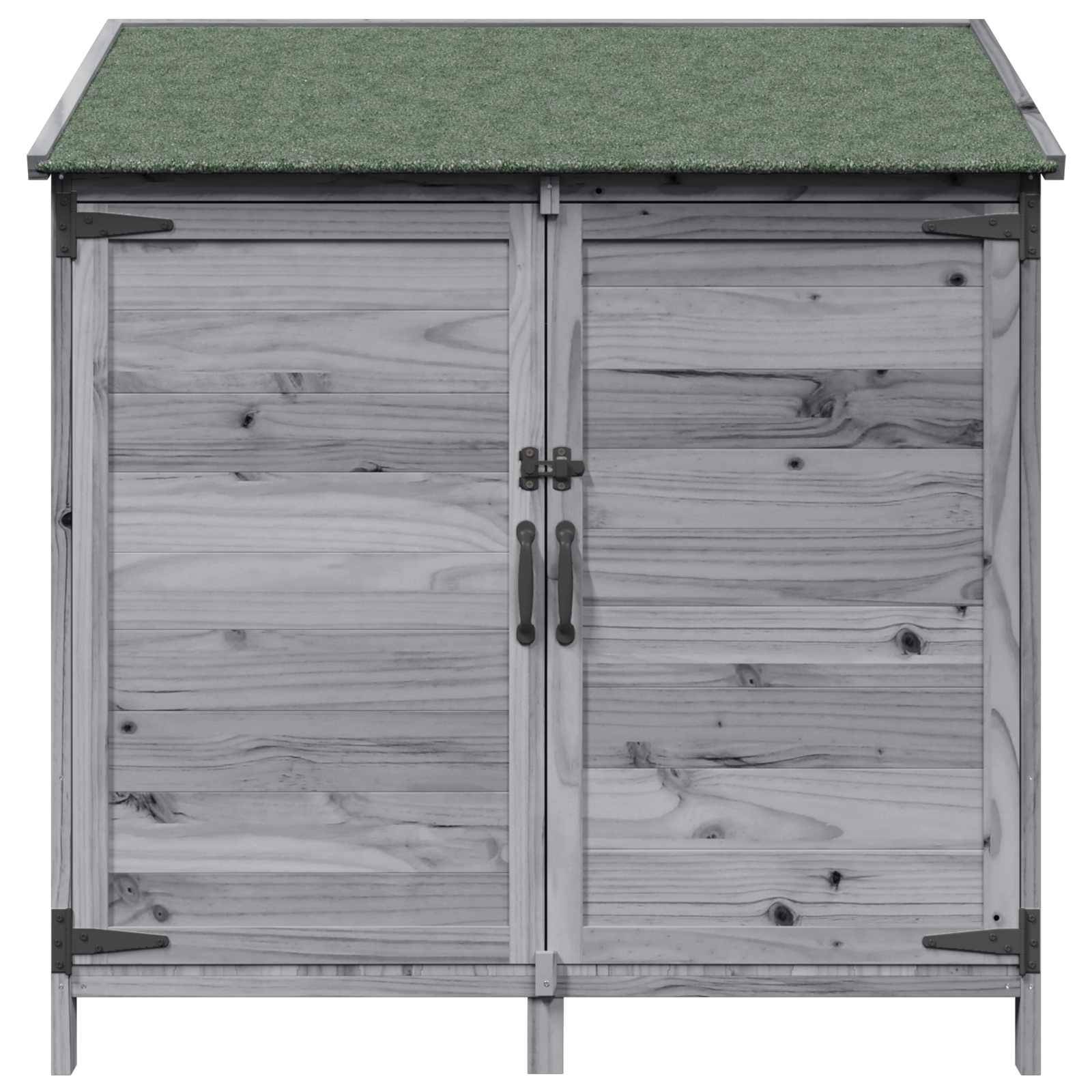 Vidaxl - Abri de jardin Gris 106,5 x 56 x 113,5 cm Bois d'ingénierie vidaXL 42033442 - Image 6