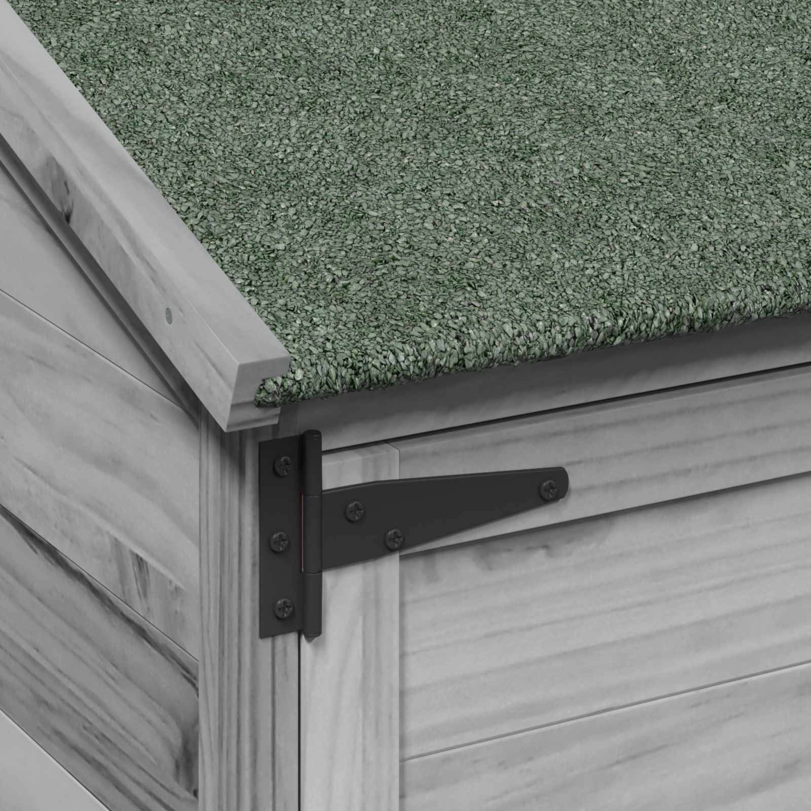 Vidaxl - Abri de jardin Gris 106,5 x 56 x 113,5 cm Bois d'ingénierie vidaXL 42033442 - Image 9