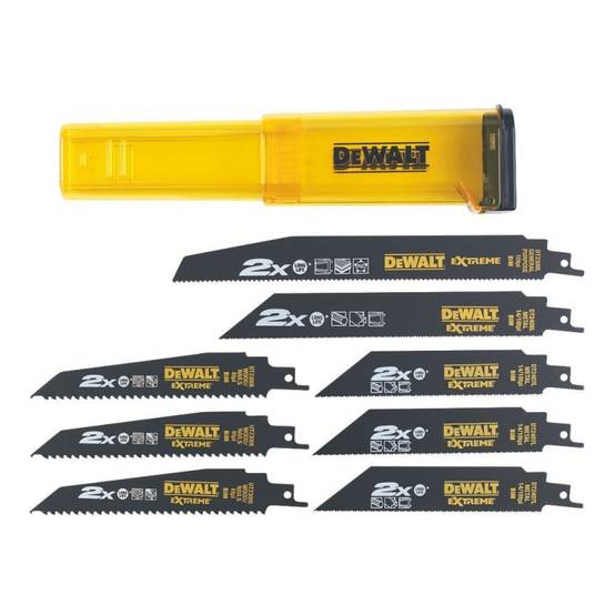 Coffret de 8 lames pour scie sabre - DEWALT - DT2443L-QZ - Image 8