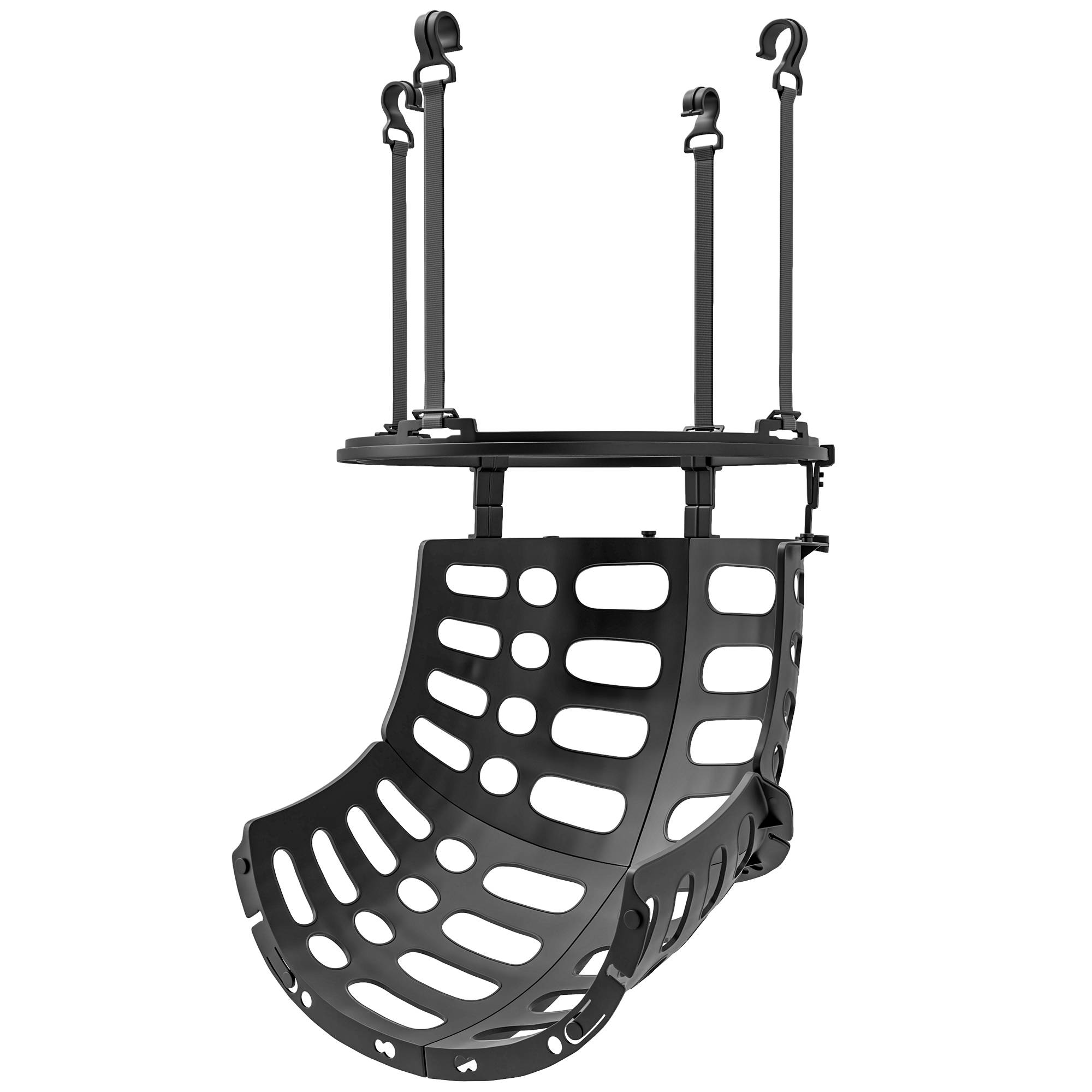 ComfortXL - Rebondisseur de basket plastique noir 35,6 x 35,6 x 75,5 cm pour panier entraînement 360° hauteur réglable - Image 2