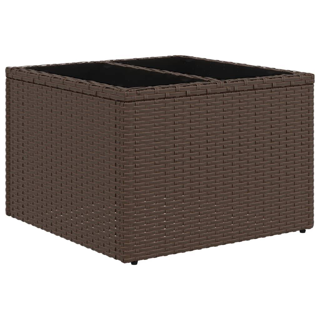 Vidaxl - Salon de jardin et coussins 11 pcs marron résine tressée vidaXL 3218213 - Image 7