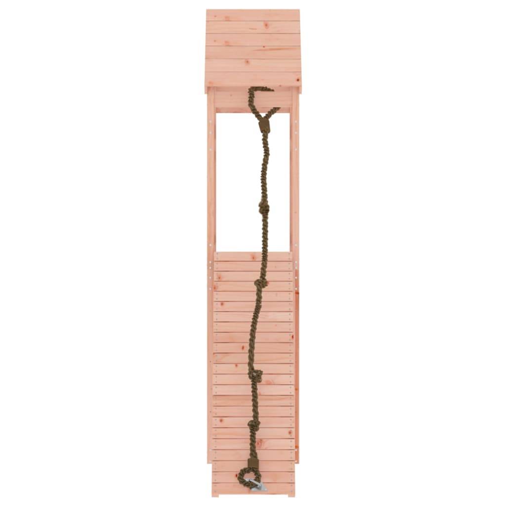 Helloshop26 - Maisonnette de jeu avec mur d'escalade 55 x 175 x 264 cm bois massif douglas - Image 3
