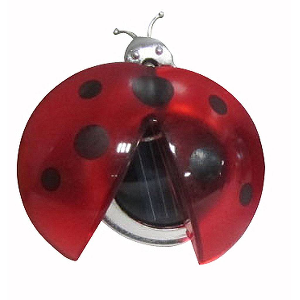 Décoration solaire: coccinelle clipsable, un éclat porte-bonheur à suspendre dans vos feuillages - Image 1
