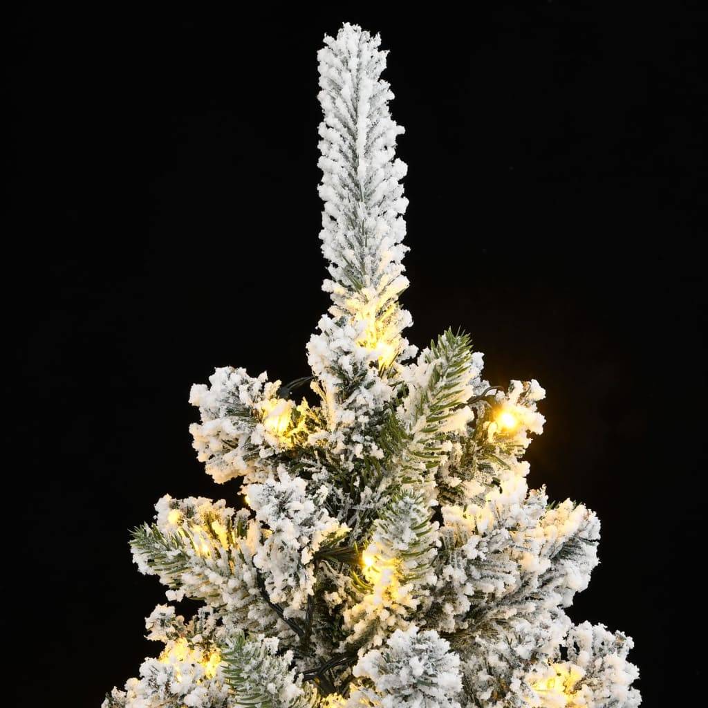 Sapin de Noël | Arbre de Noël artificiel 300 LED et neige floquée 180 cm Maison Chic - Image 6