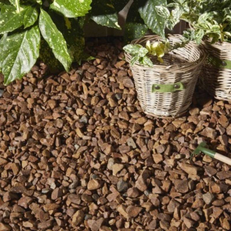 Jardinex - Gravier rose Luxor 8/16 -Sac 25 kg - Rose sombre - Jardinex - Image 4