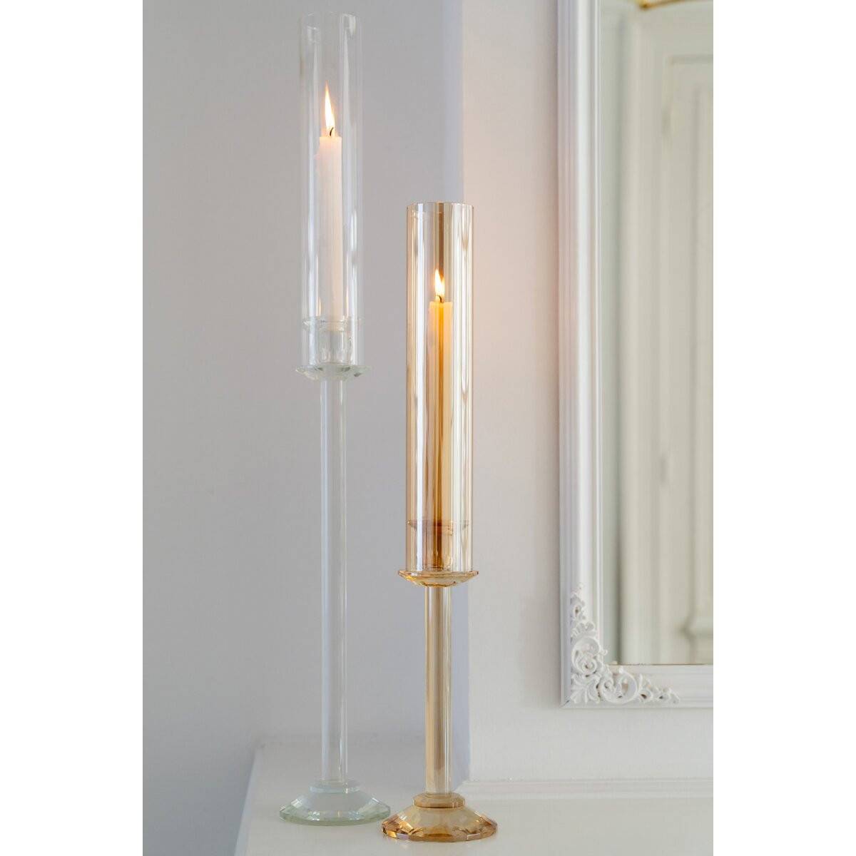 J-Line - Chandelier Design en Cristal "Wendy" 80cm Doré - Image 4