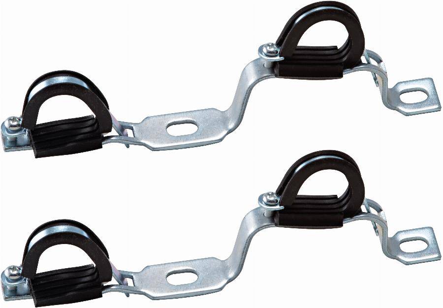 Kit 2 supports double métal pour collecteurs 3/4' (20x27) Avec caoutchouc isophonique NOYON & THIEBAULT - 3052-20S2