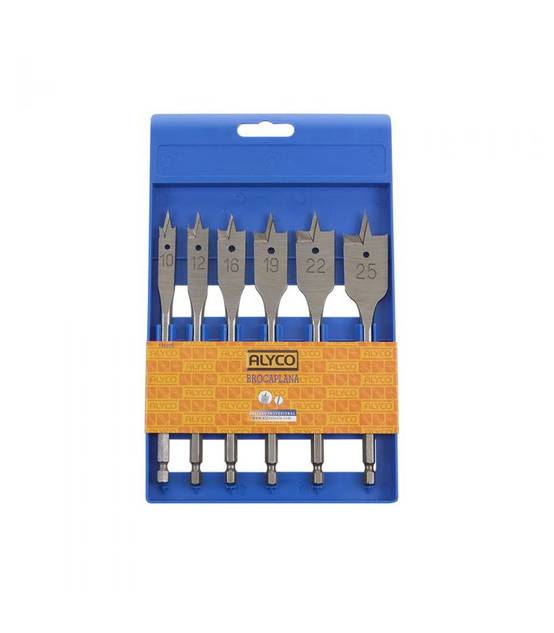 Set de 6 mèches plates sac en nylon ALYCO 135070 - Image 1