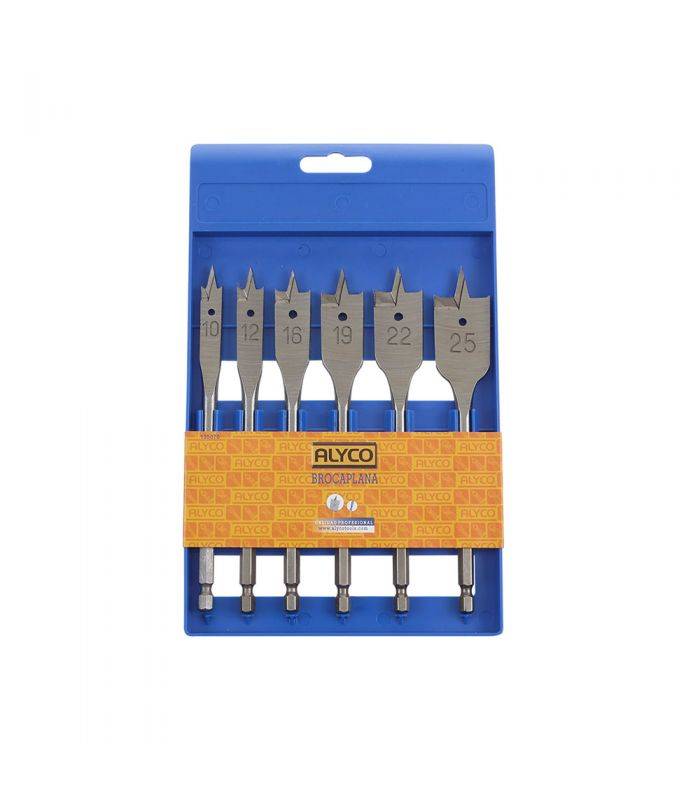 Set de 6 mèches plates sac en nylon ALYCO 135070 - Image 1