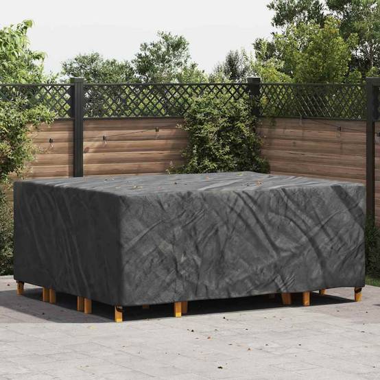 Housse Imperméable Haute Qualité 600D pour Grande Table de Jardin Protection Intempéries Noir 250x210x90 cm – ComfortXL Outdoor Living - Image 1