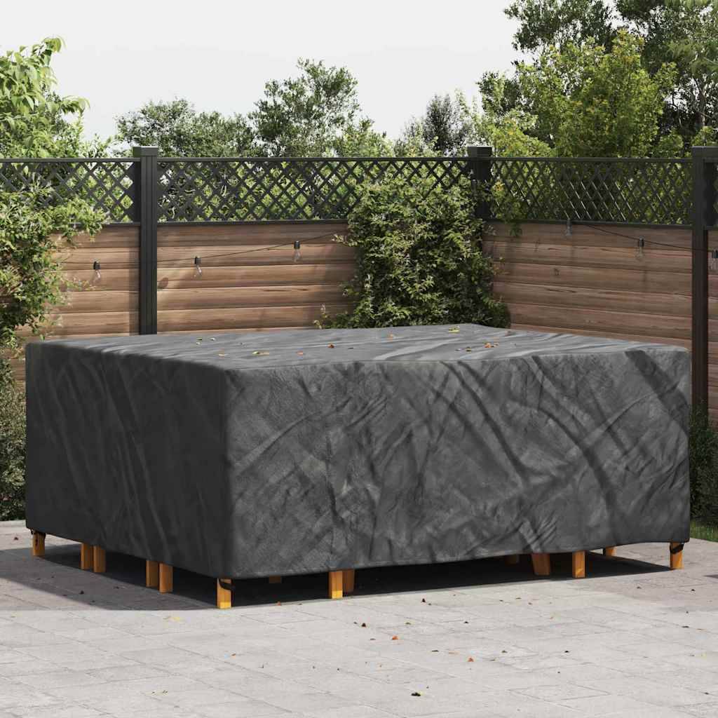 Housse Imperméable Haute Qualité 600D pour Grande Table de Jardin Protection Intempéries Noir 250x210x90 cm – ComfortXL Outdoor Living - Image 1