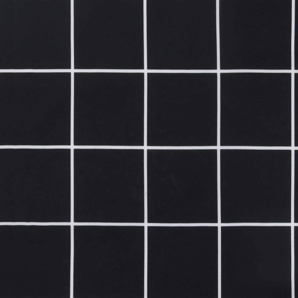 Coussins de chaise tissu Oxford carreaux noir 50 x 50 x 7 cm - PANGIVO - Image 8