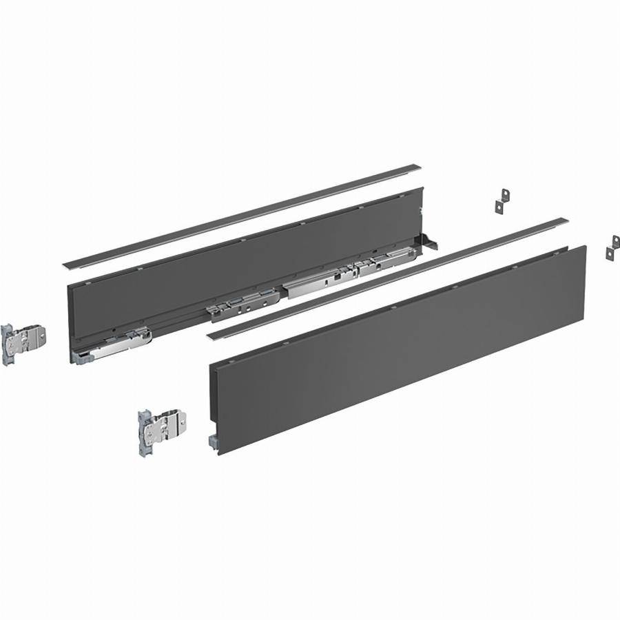 Profil Avantech You L.450 x H.101 mm HETTICH Anthracite set - 9255328 - Image 2