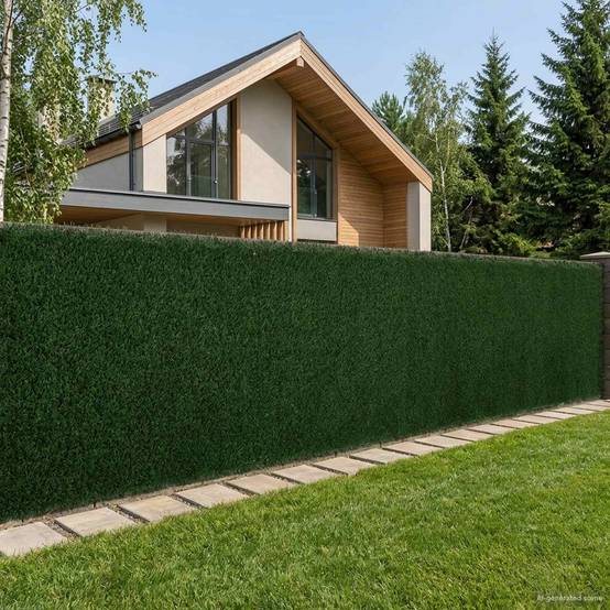PANGIVO - Clôture artificielle PVC et acier vert foncé 300 x 150 cm - PANGIVO - Image 1