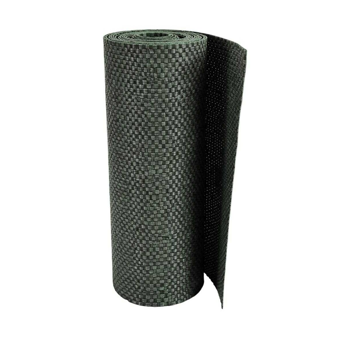 Rattan Art - Brise-vue en résine tressée pour balcon et clôture coloris vert 1 x 3 m - Image 1
