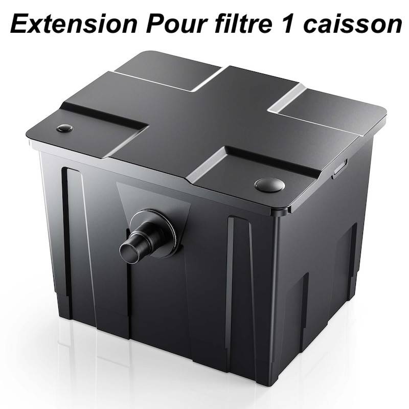Le Poisson Qui Jardine - Extension Filtre Biologique Bassin - Cuve de Filtration Supplémentaire - OPTION