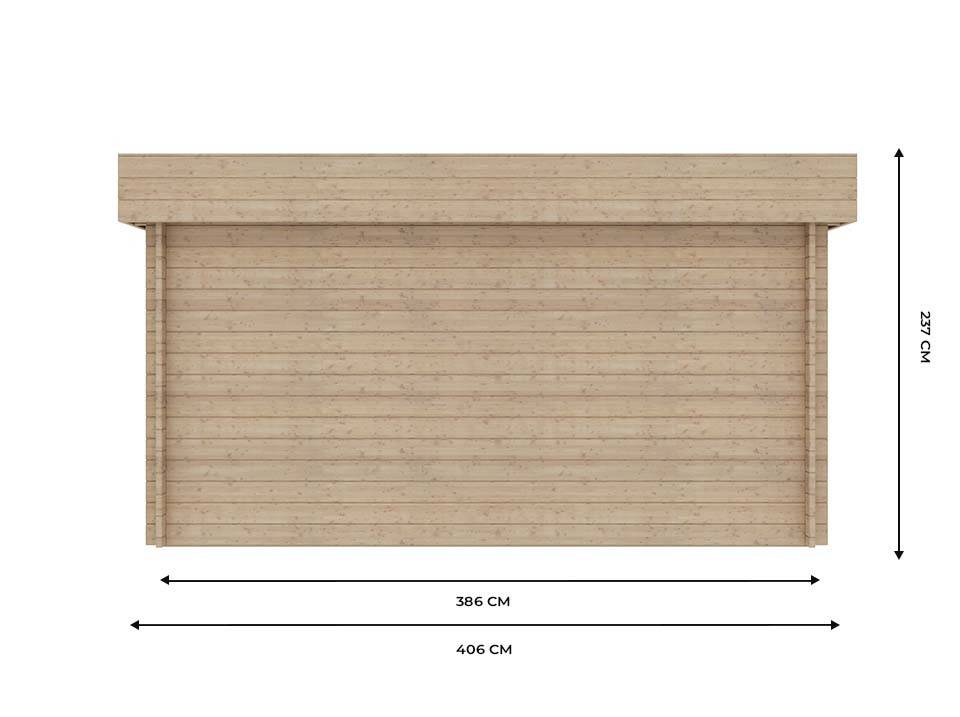 Direct Abris - Abri de Jardin WELLAND 10m2 - 426 x 304 cm - Epaisseur des murs : 28mm - Epicea - Cabane de Jardin Bois - Stockage - Image 2