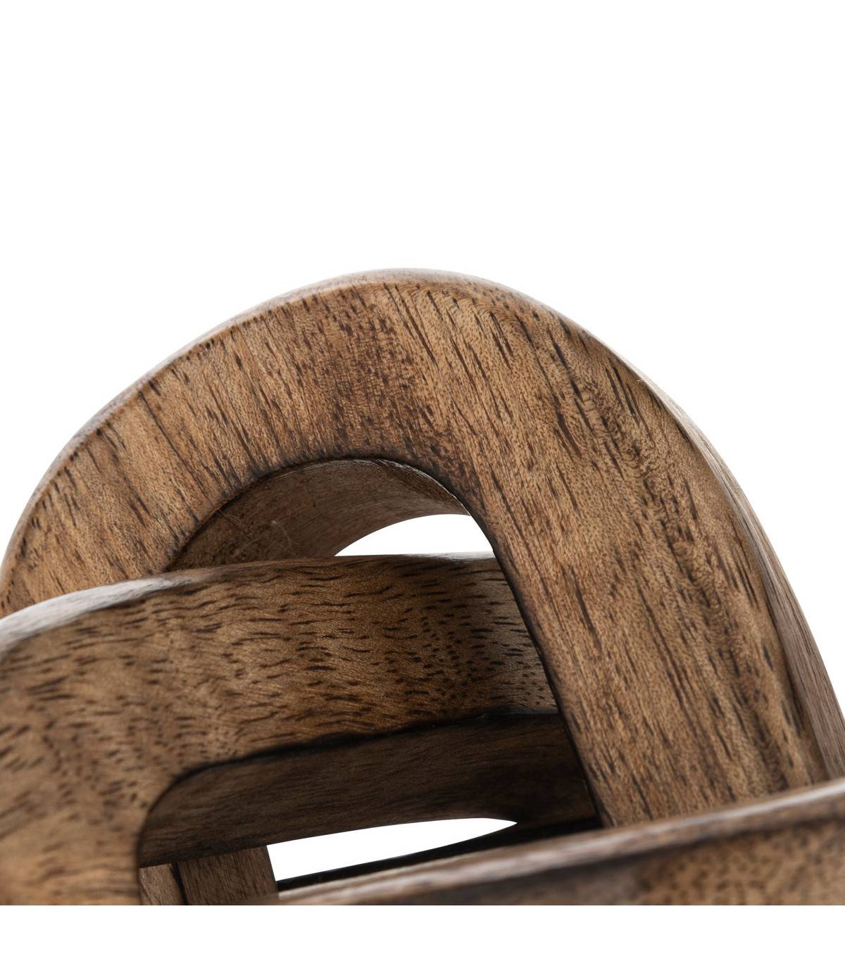 Objet déco Nœud en Bois de Manguier D 11 cm - Image 2