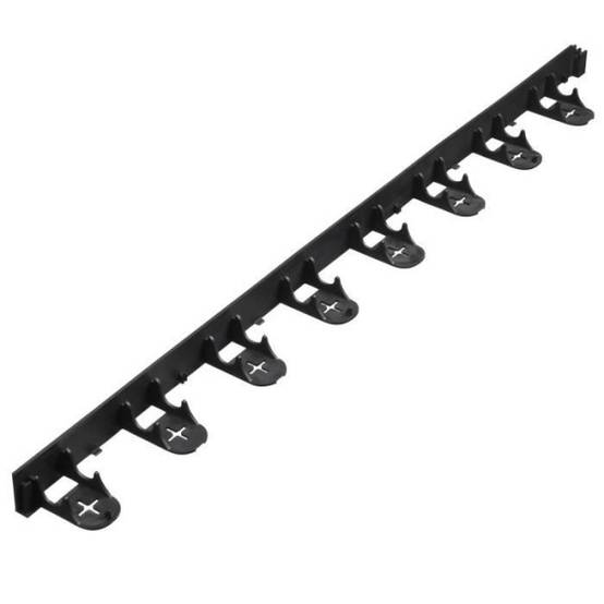 NATURE Bordure a gazon en polypropylene et polyéthylene - 16 ancres - H 4,5 x (4 x L100) cm - Noir - Image 2