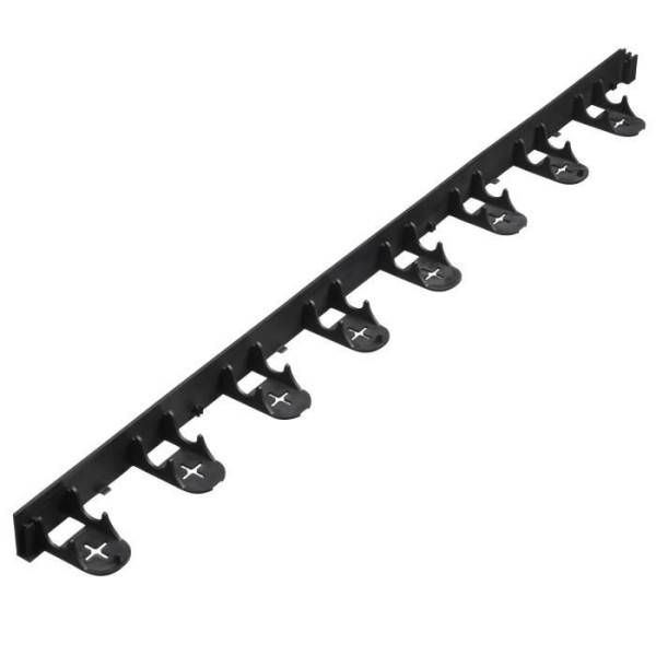 NATURE Bordure a gazon en polypropylene et polyéthylene - 16 ancres - H 4,5 x (4 x L100) cm - Noir - Image 2