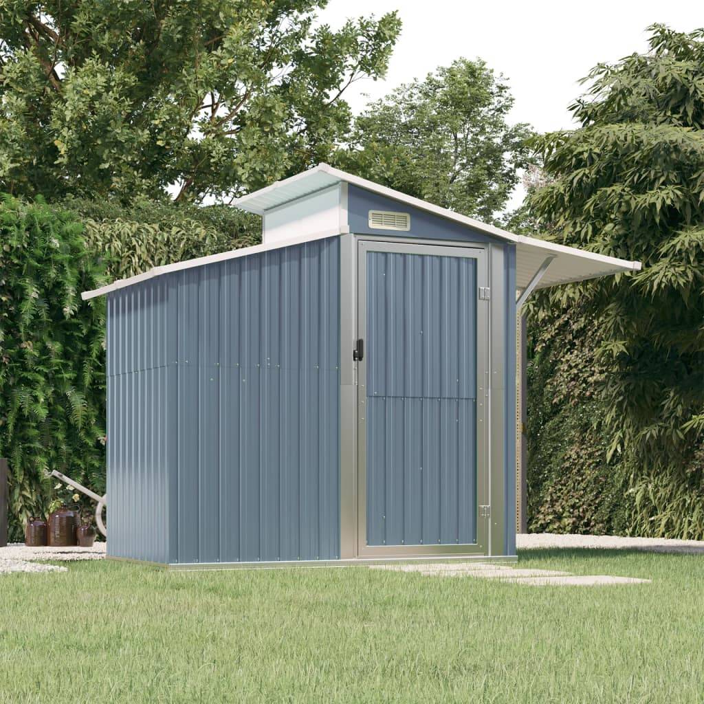 Vidaxl - Abri de jardin Gris 270x130x208,5 cm Métal galvanisé vidaXL 316243 - Image 1