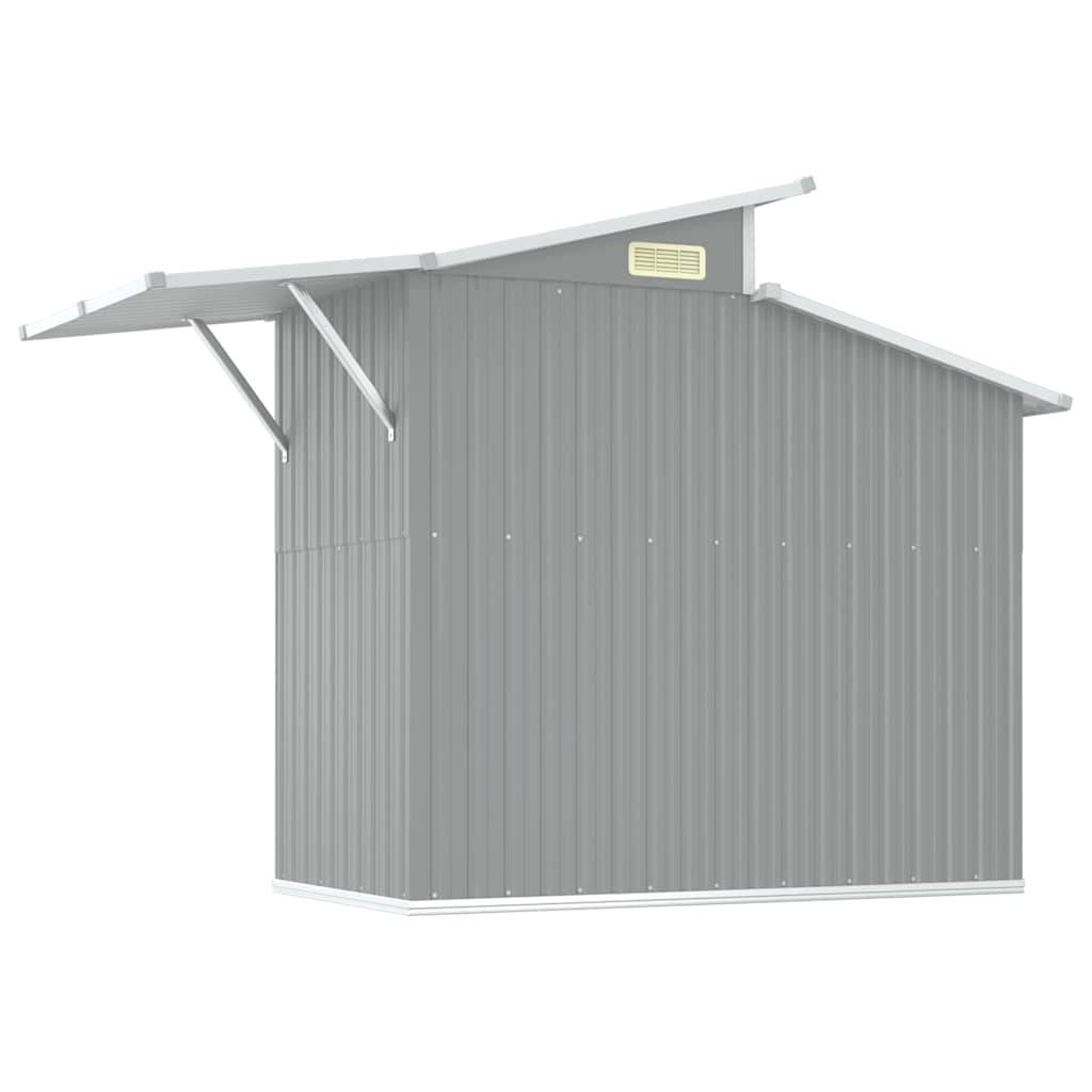 Vidaxl - Abri de jardin Gris 270x130x208,5 cm Métal galvanisé 3.5m² vidaXL 316243 - Image 6