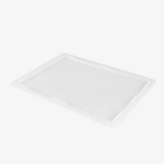 Couvercle pour demi bac à pâtons 400 x 300 x 30 mm - blanc - Gilac