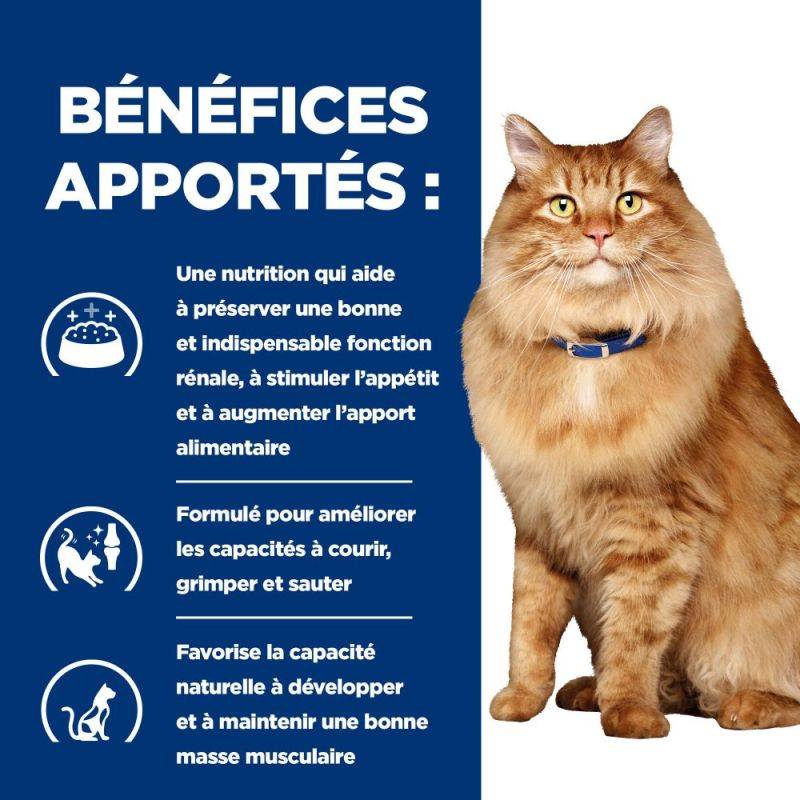 CROQUETTES CHAT ADULT PRESCRIPTION DIETS K/D J/D KIDNEY CARE + MOBILITY - HILL'S 1,5 kg - Image 4