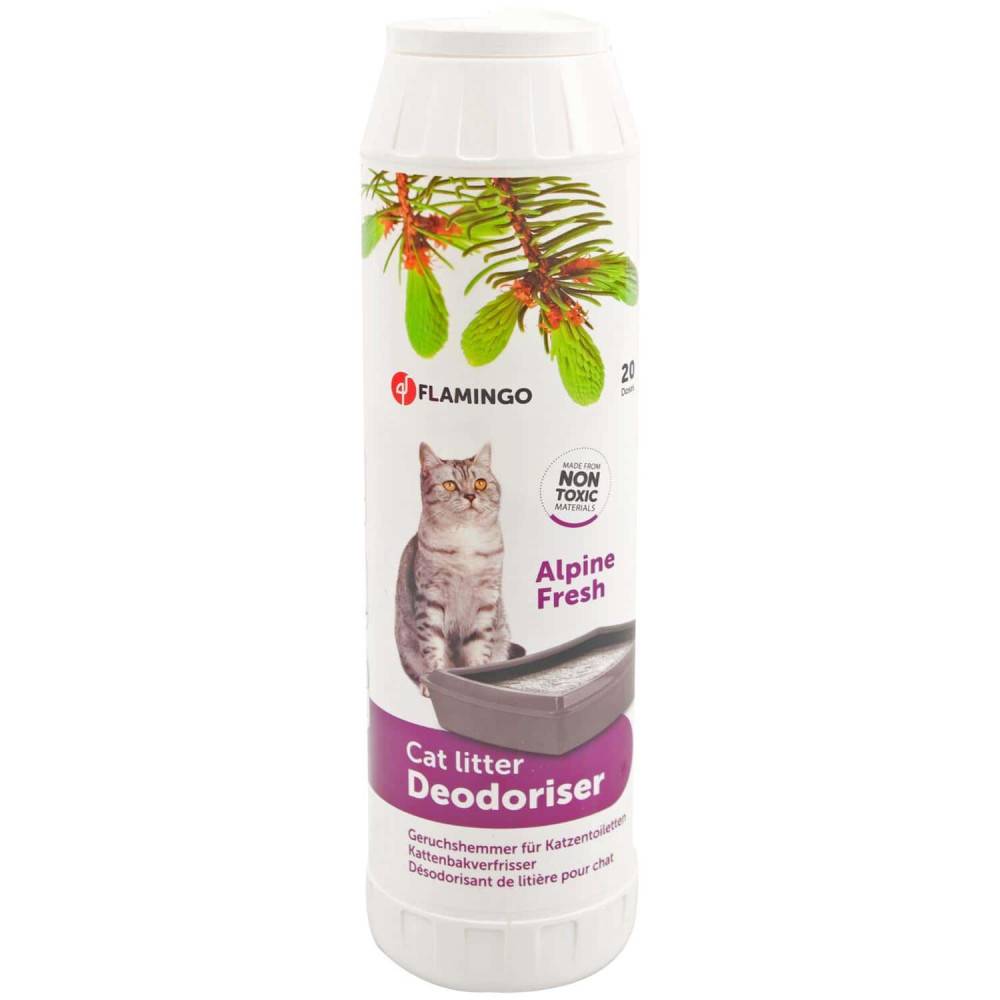 Désodorisant pour litière fraîcheur alpine 750 g - Image 1
