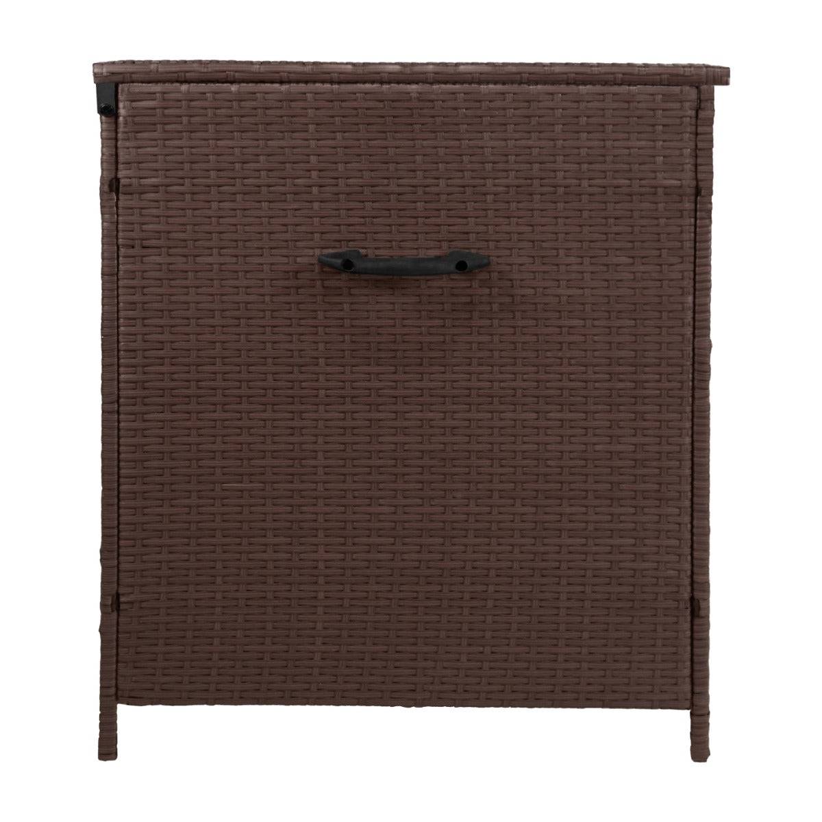 Monster Racking - Coffre de Rangement Extérieur en Rotin Marron – 582 L - Image 4