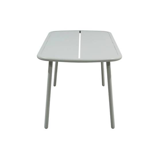 sweeek - Table de jardin aluminium 4-6 places gris - Avelia | sweeek - Image 3