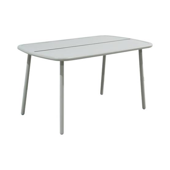 sweeek - Table de jardin aluminium 4-6 places gris - Avelia | sweeek - Image 2