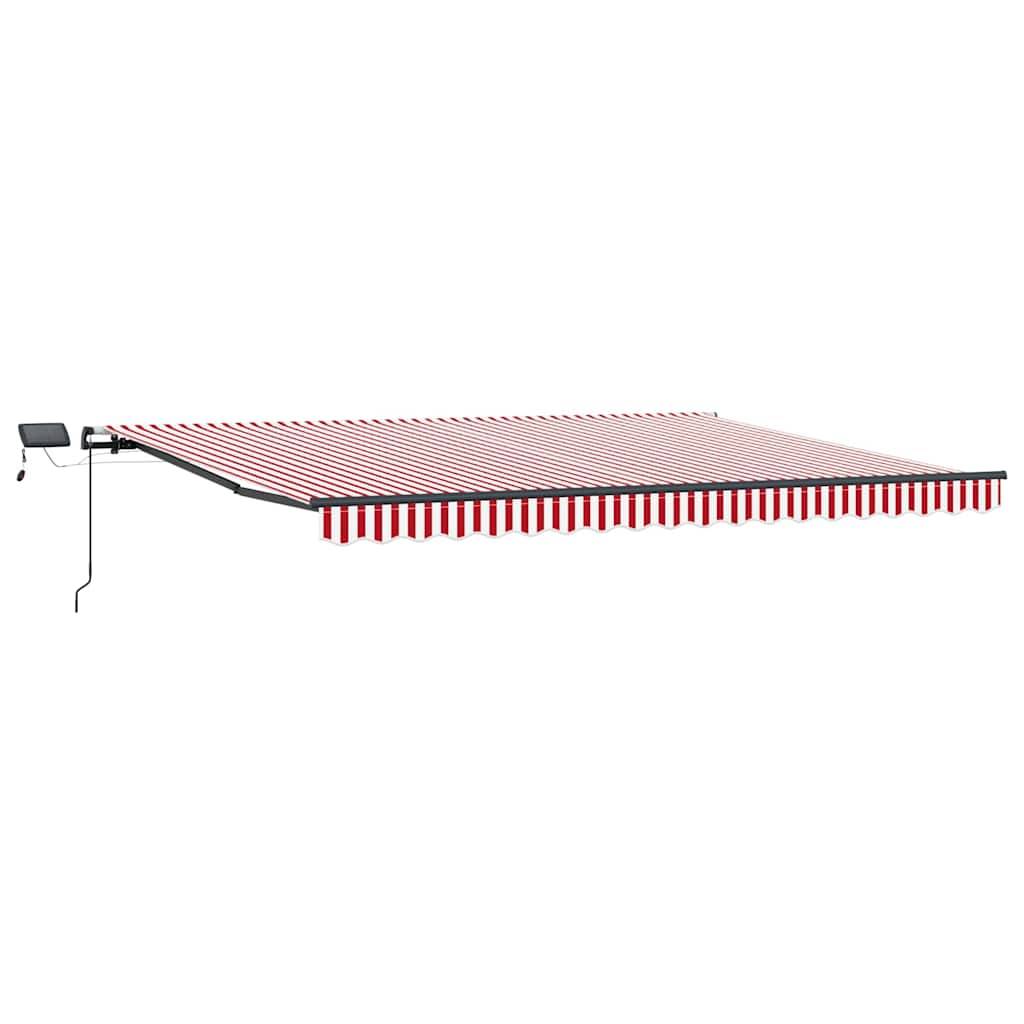 Vidaxl - Auvent rétractable Rouge et Blanc 400 × 350 cm vidaXL 3330756 - Image 2